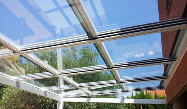 солнцезащитные стекла для стеклянной крыши
