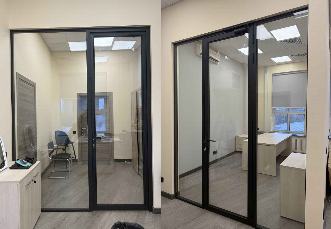 Каркасные перегородки с характером: решение для офиса за 6 дней