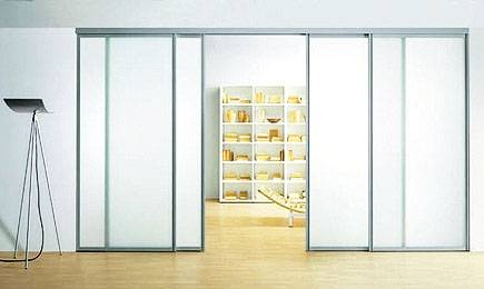 установка раздвижных дверей