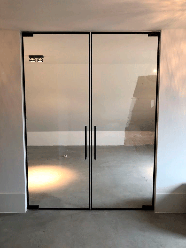 двери межкомнатные двухстворчатые распашные стеклянные размеры цена