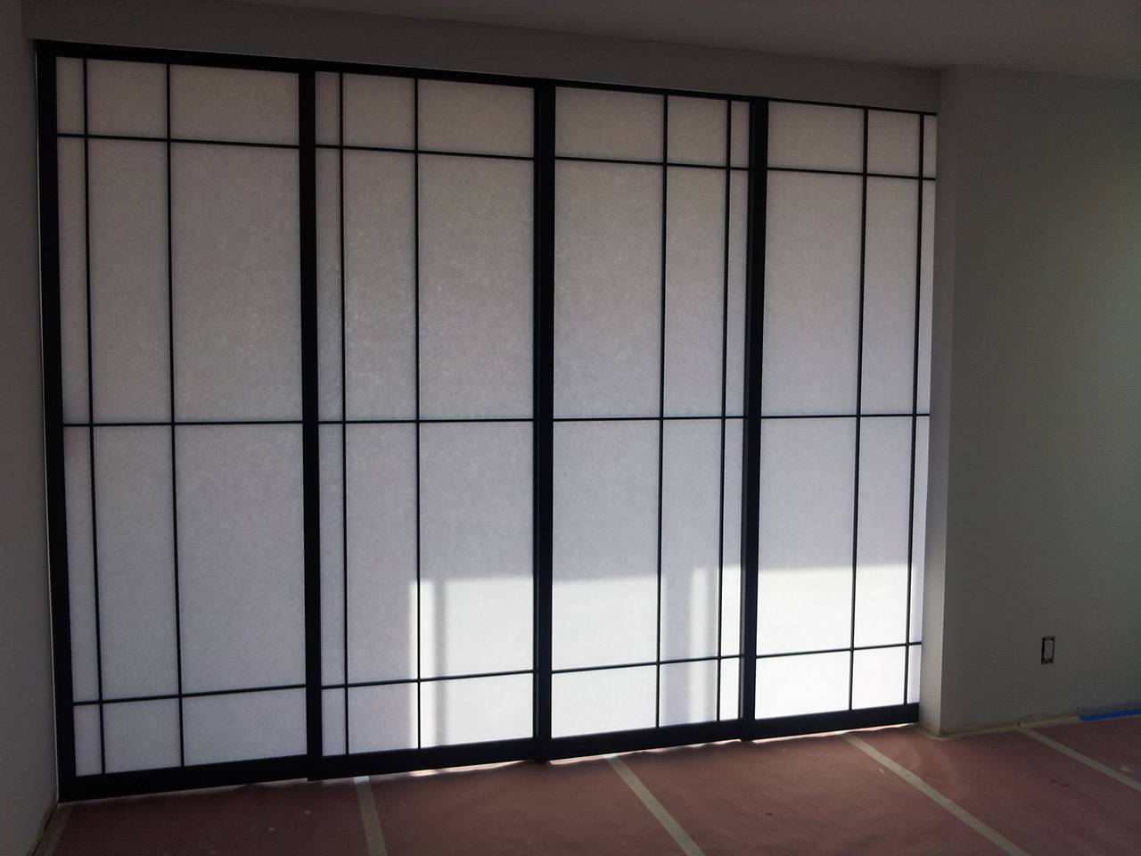Декоративная стена в японском стиле