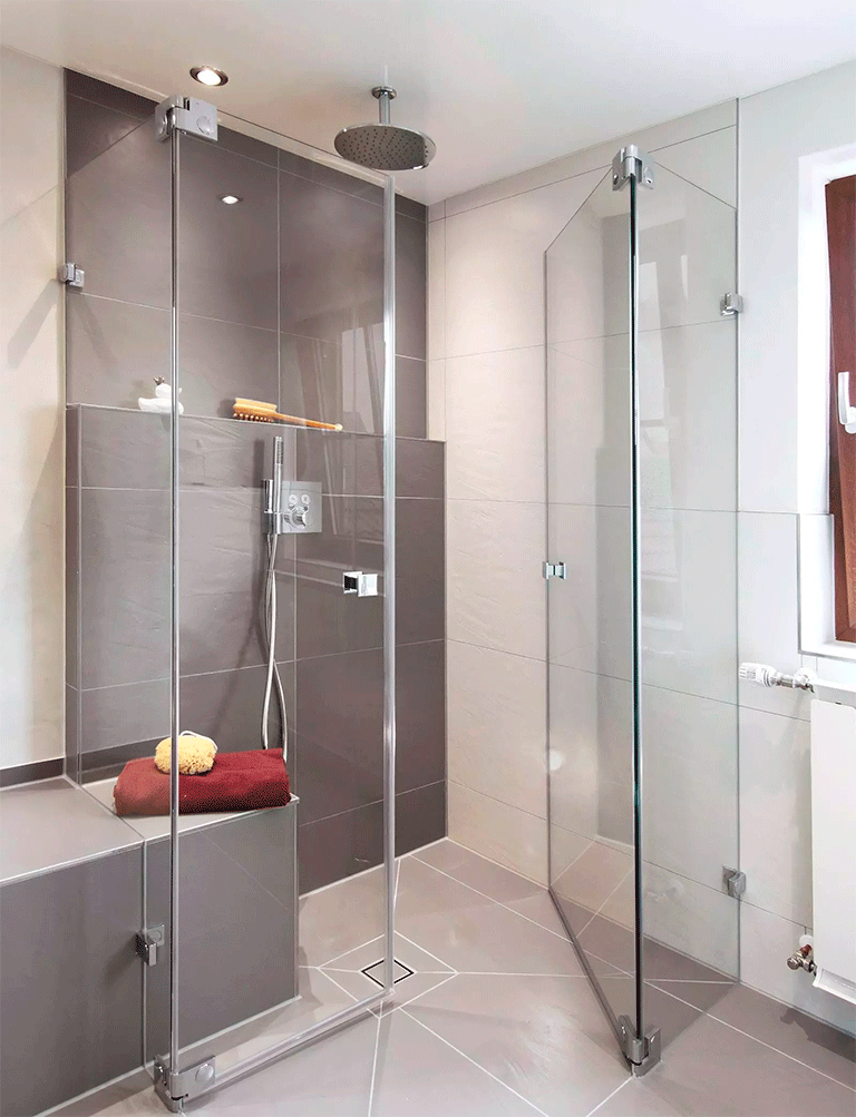 фурнитура для стеклянных дверей в душ