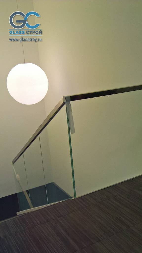Цельностеклянные перила