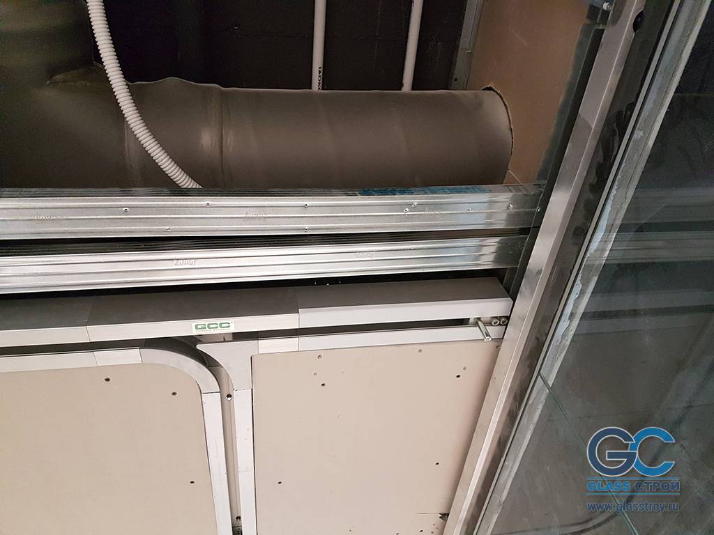 Полозья для трансформируемых стеклянных перегородок