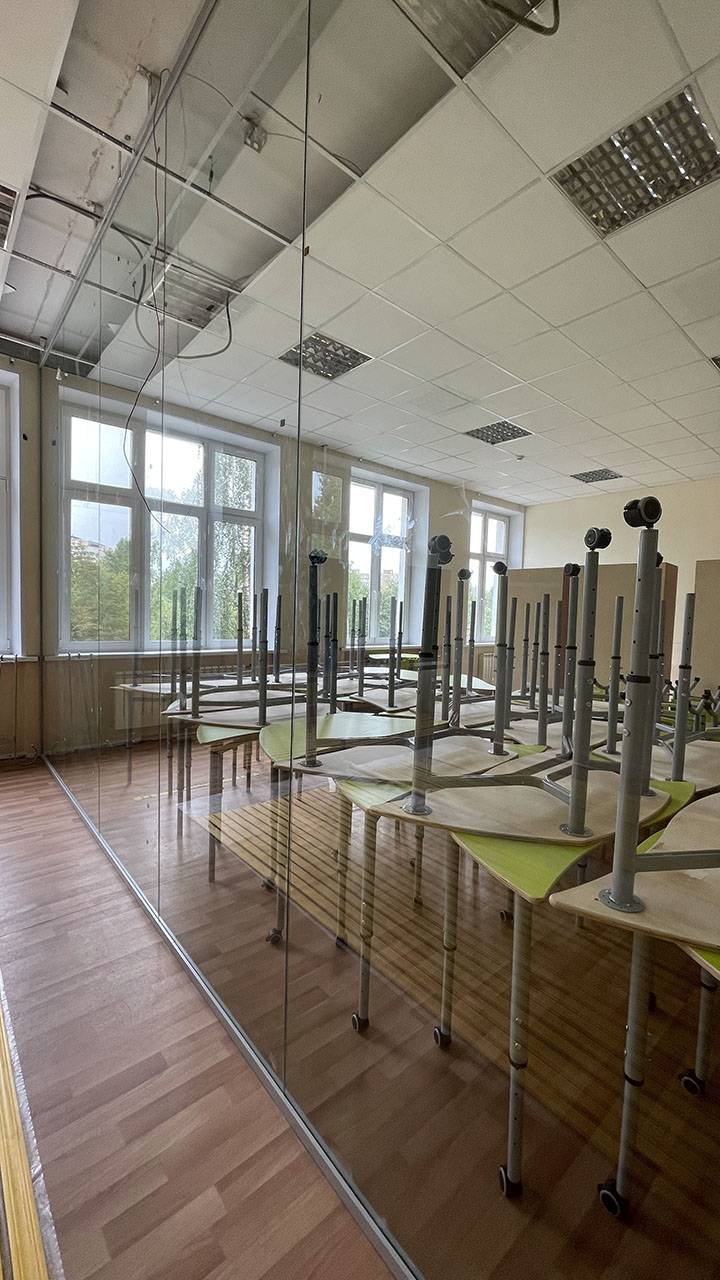Прозрачные констркукции для школы