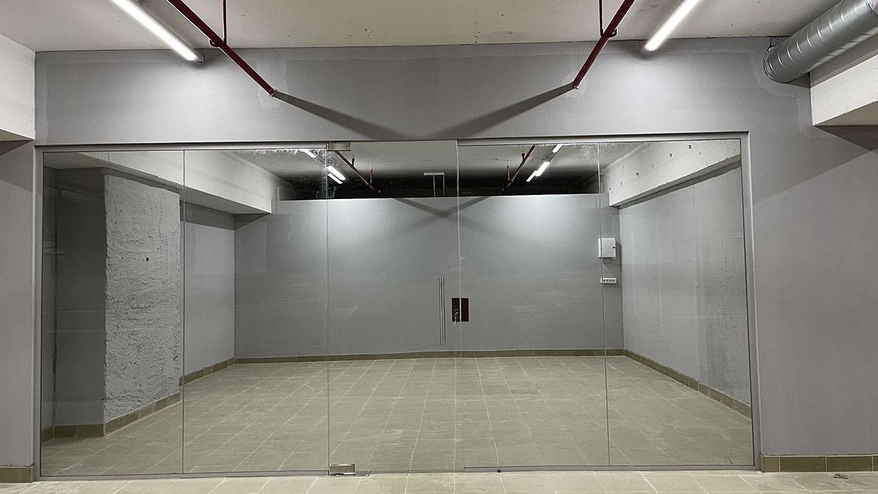 Прозрачные каленые перегородки