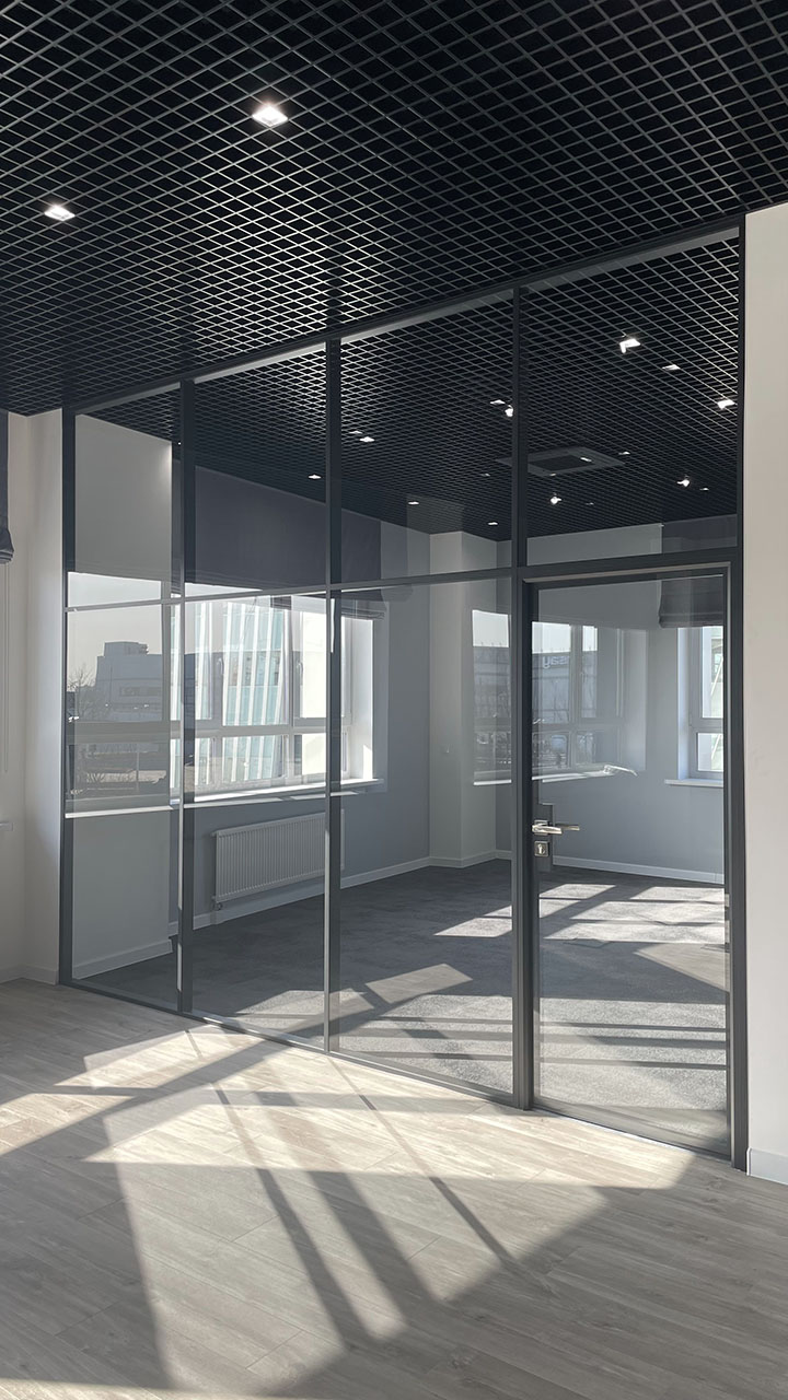 Перегородки в стиле лофт для офиса