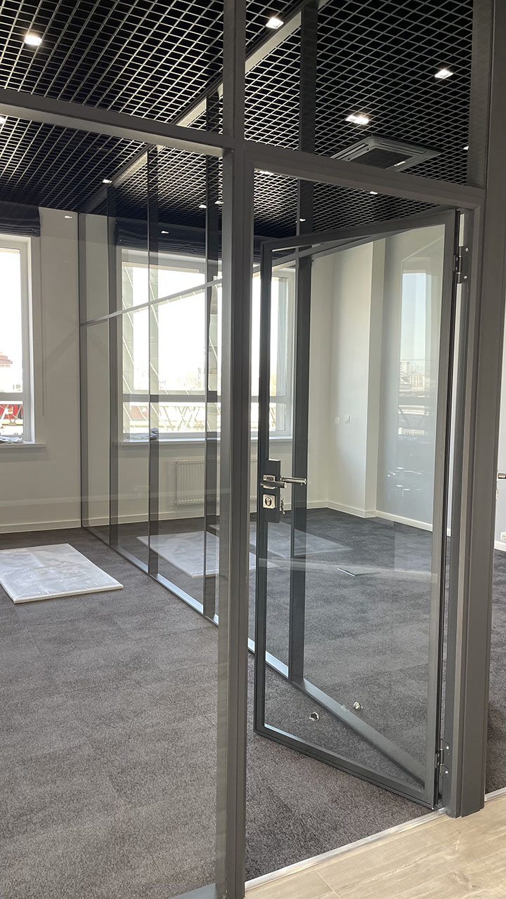 Перегородки и двери лофт