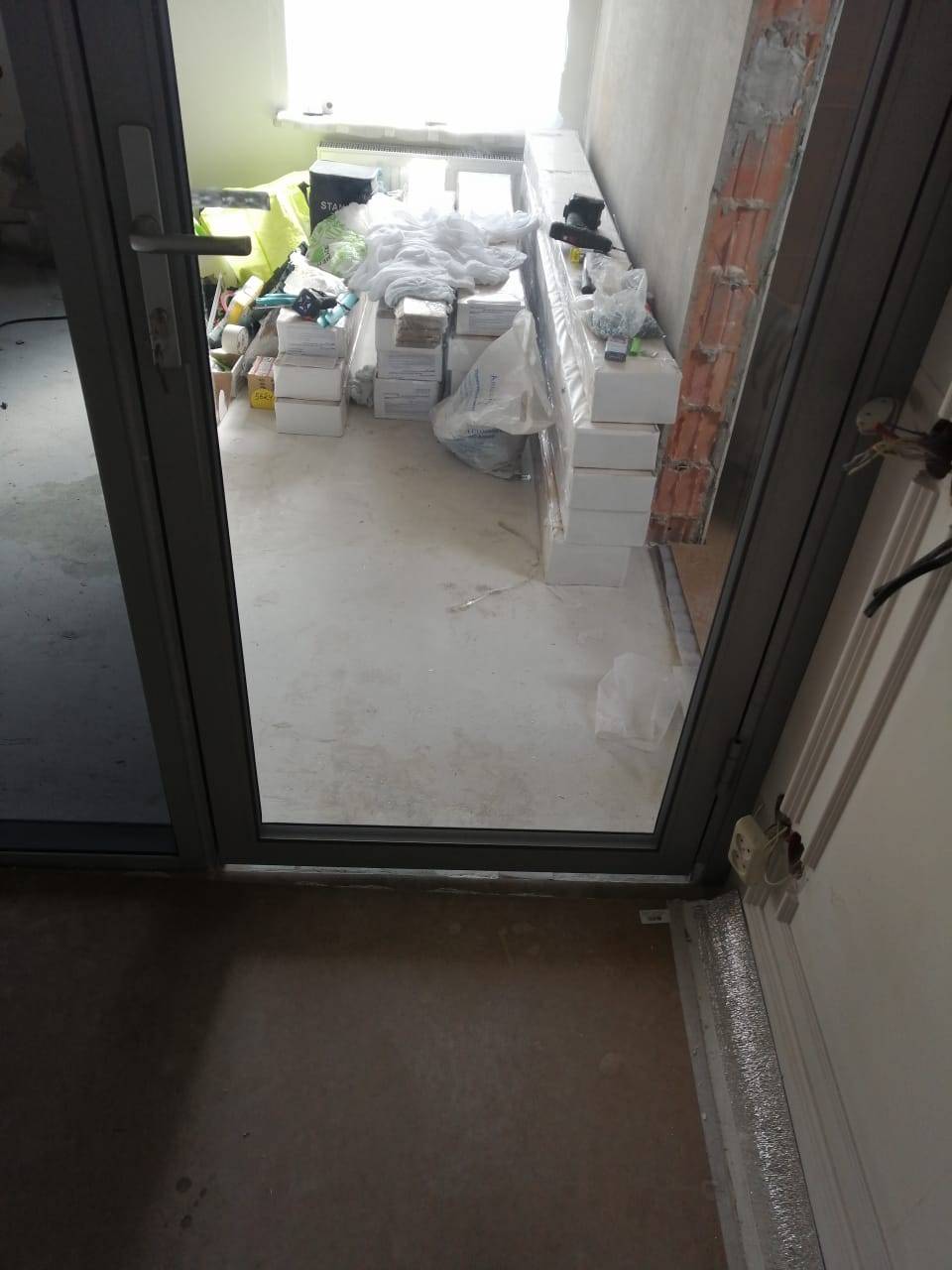 Проем каркасной двери