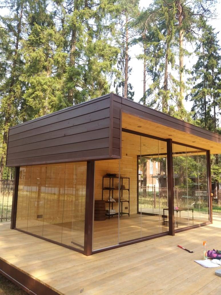 Полностью раздвижные стеклянные стены