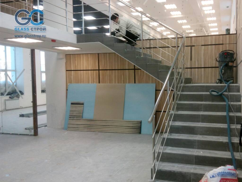 Нержавеющие лестничные ограждения