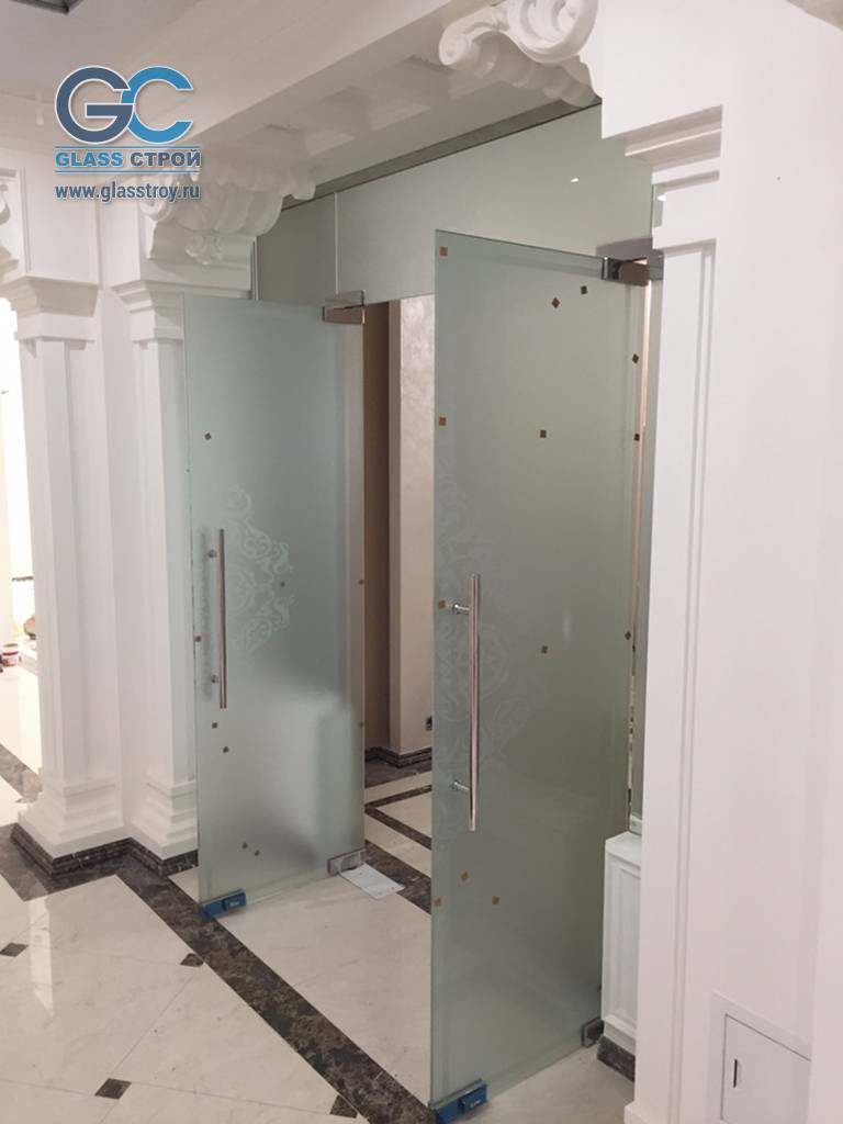 Входная группа из матового стекла Входная группа из матового стекла