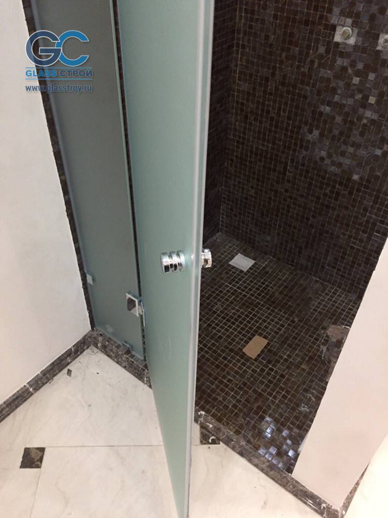 Матовая дверь из закаленного стекла Матовая дверь из закаленного стекла