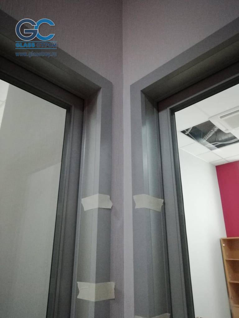 Шумозиоляция стеклянных дверей