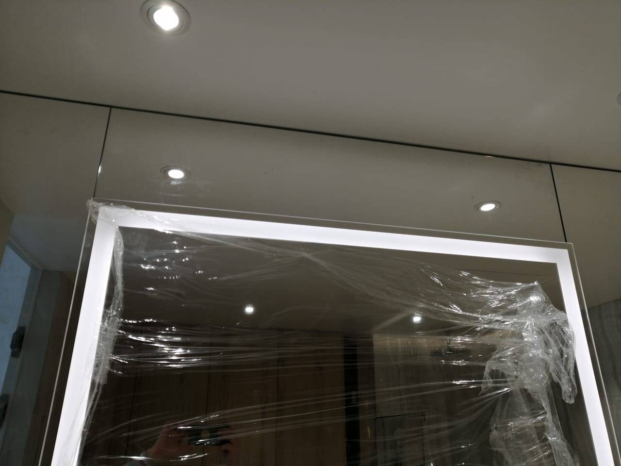 Установка зеркала