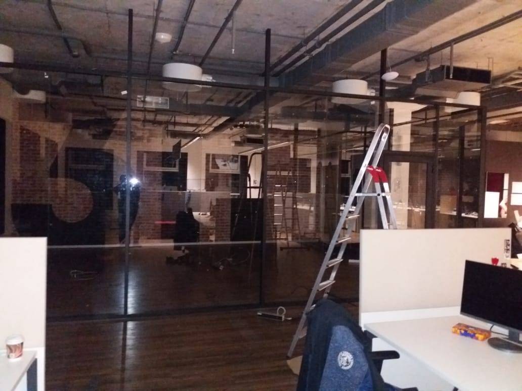 Монтаж перегородок по готовому ремонту