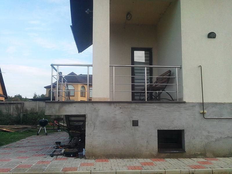 уличные перила из нержавеющей стали