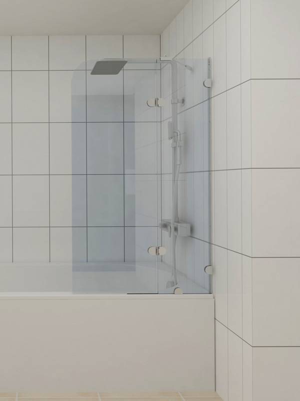 Ограждение на ванну (правое/левое) одностворчатое/ двухстворчатое F1VG1 Ограждение на ванну (правое/левое) одностворчатое/ двухстворчатое F1VG1