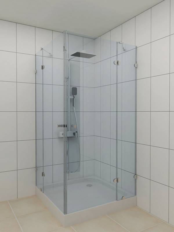 Ограждение Ограждение квадратное угловое, двери распашные S2VG