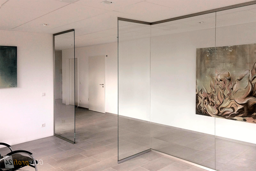 стеклянные перегородки в комнате цена