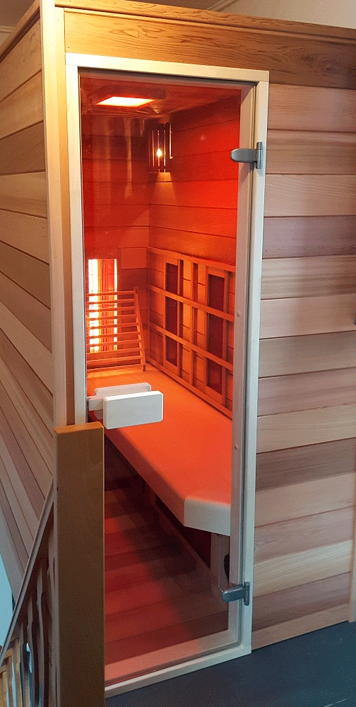 стеклянная термостойкая дверь