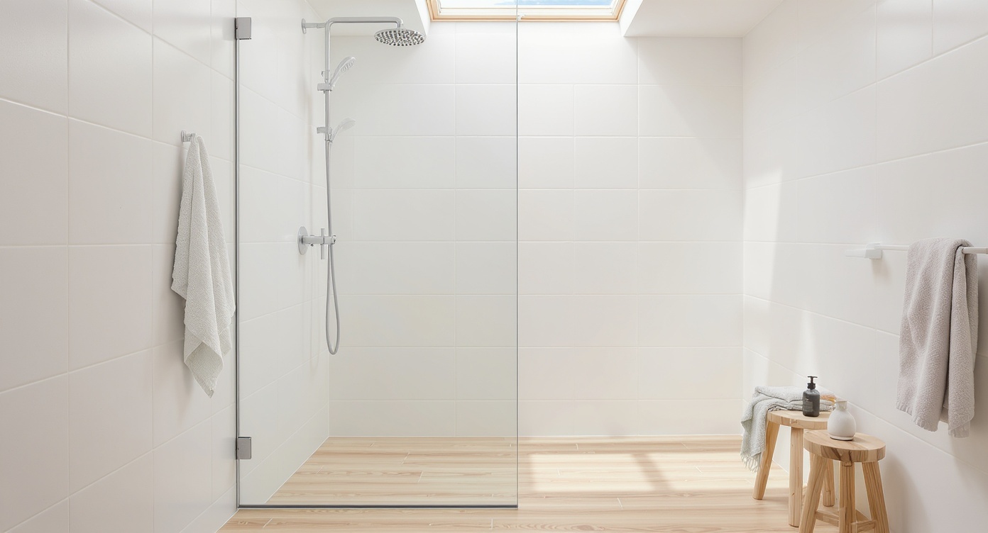 Душевая без двери — современное решение для ванной комнаты