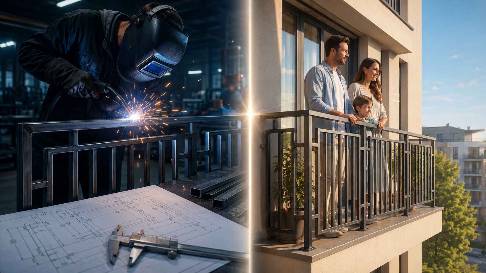 Балконные ограждения: купить с изготовлением и монтажом