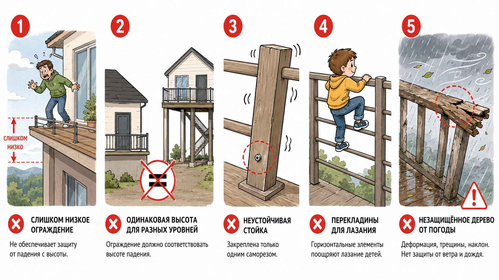 Пять ошибок, которые встречаются чаще всего