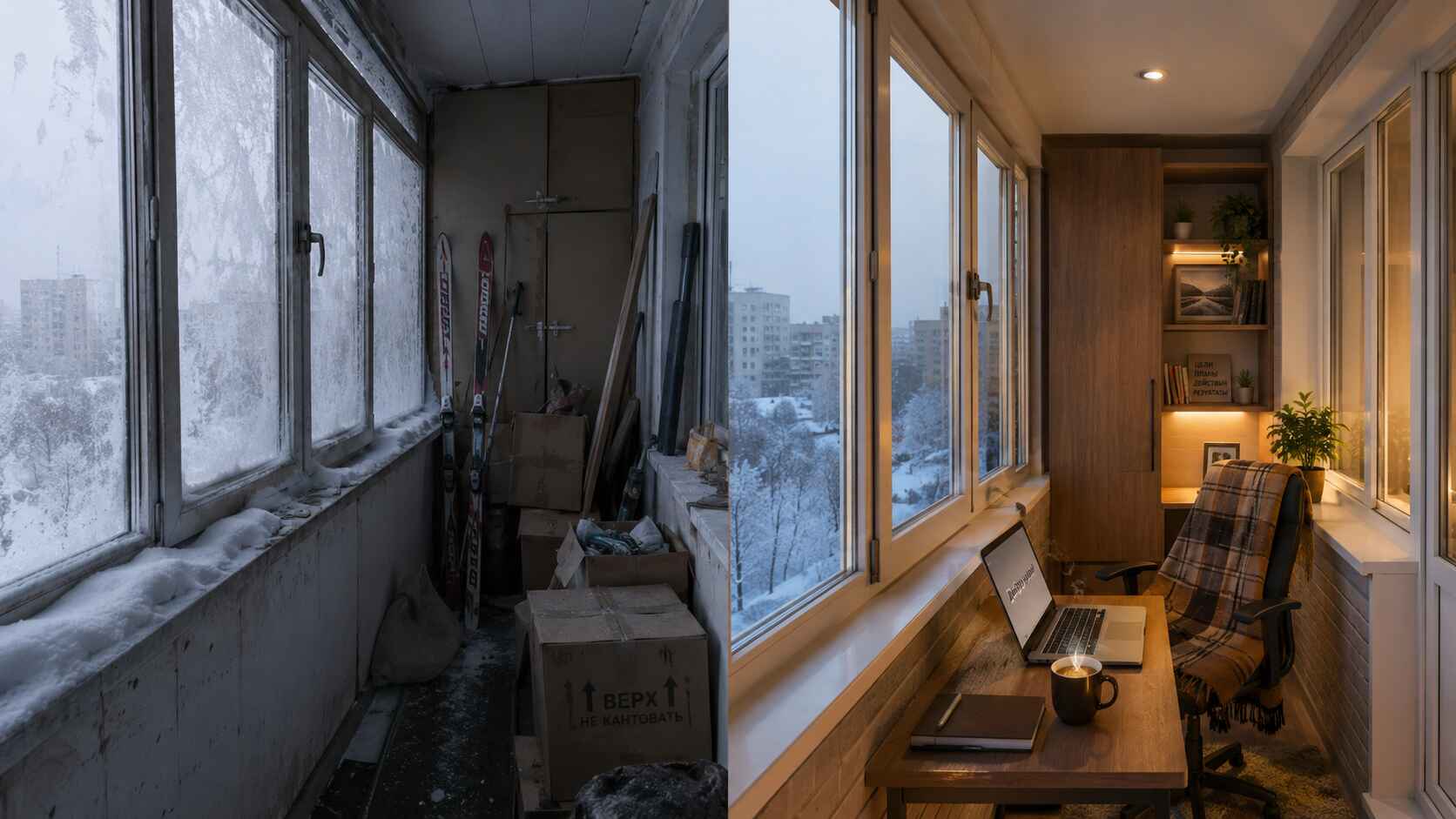 Почему холодный балкон — это упущенные метры до и после