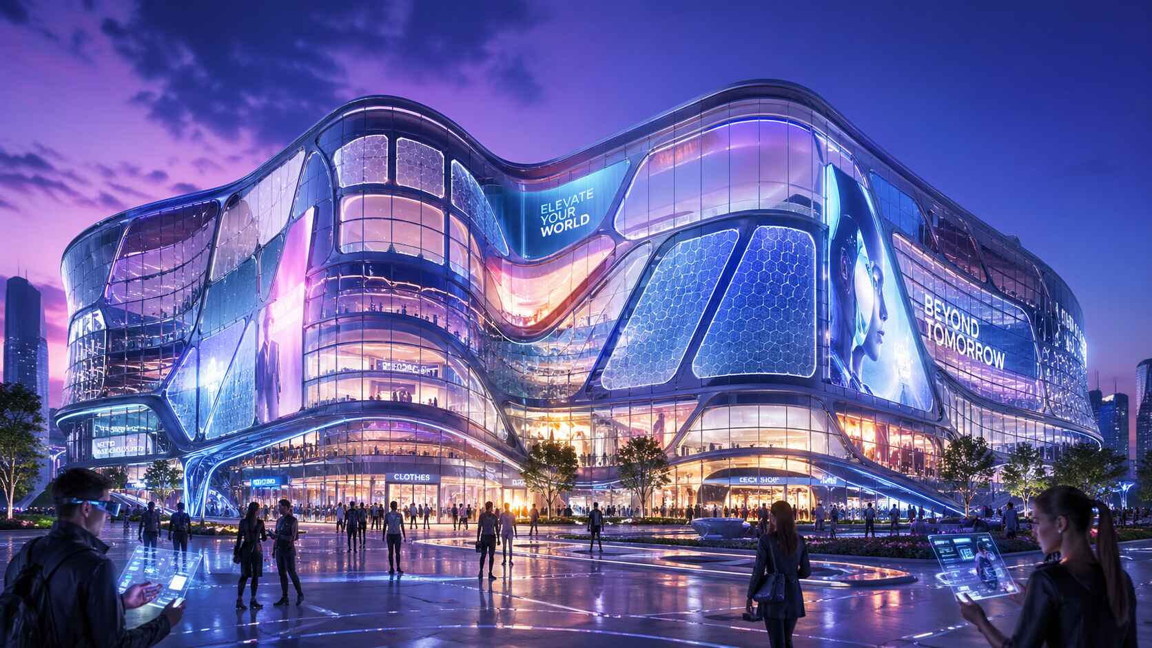 Современные тенденции в остеклении торговых центров