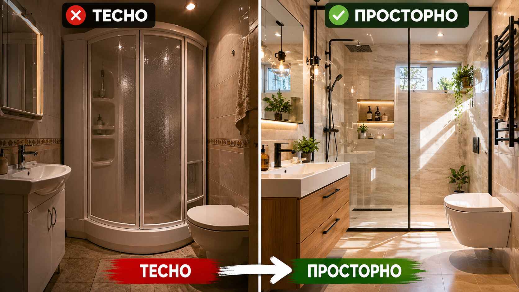 Душевые в стиле лофт