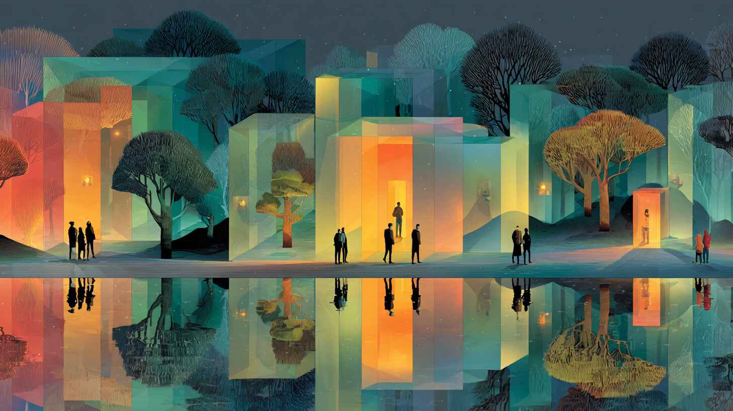 Стеклянные павильоны для торговли