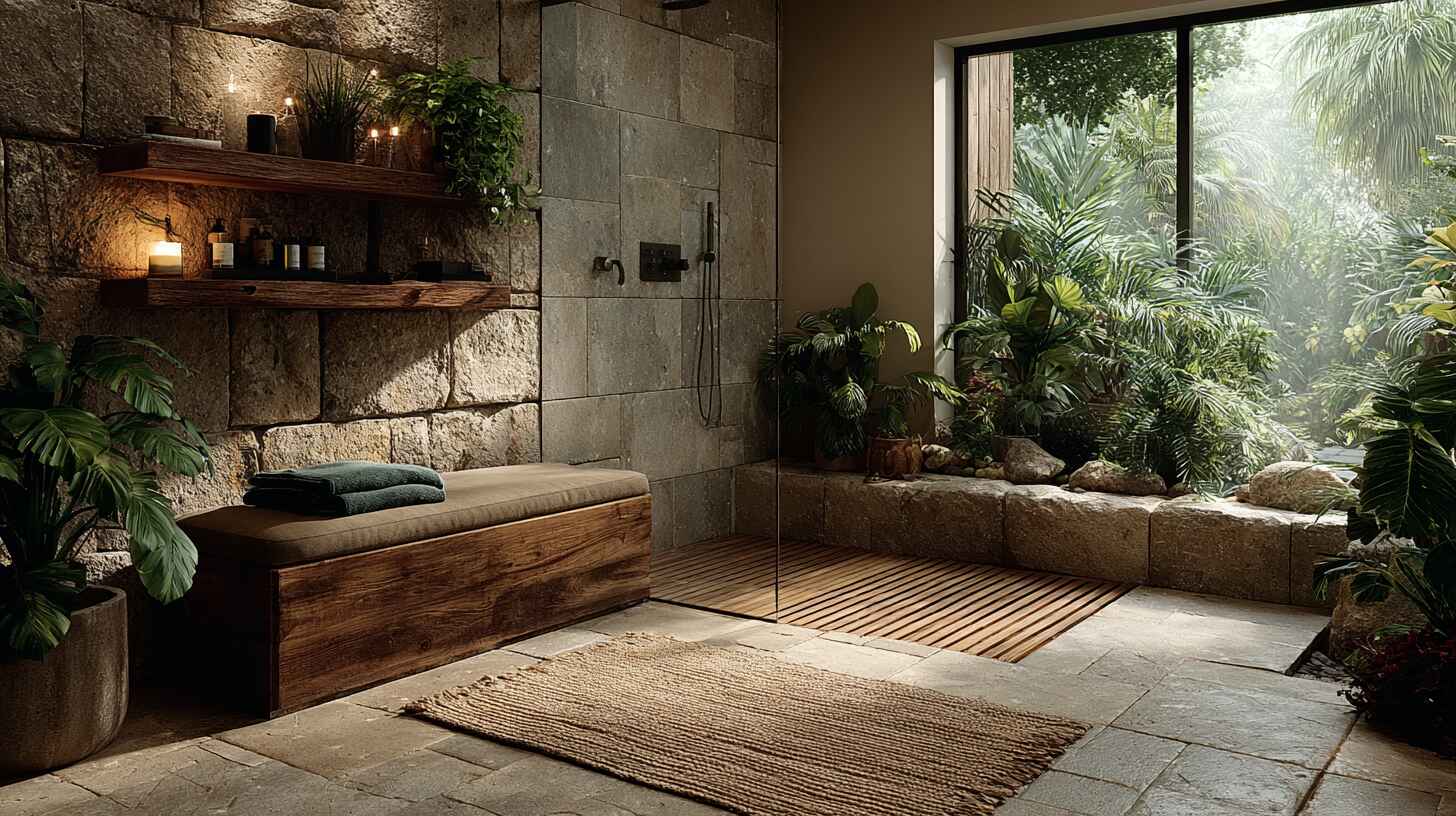 Современный дизайн душевых комнат все больше внимания уделяет экологичности и энергоэффективности