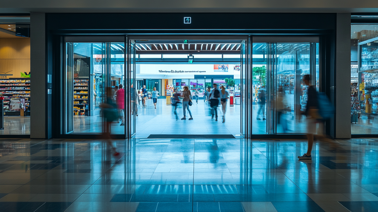 Входная группа магазина продуктов