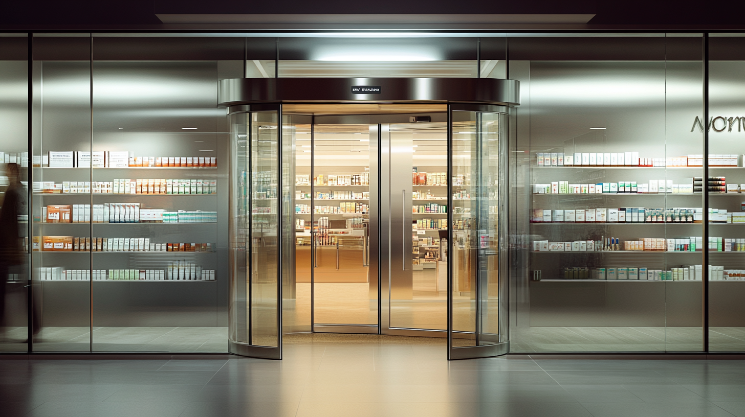 Входная группа для аптеки