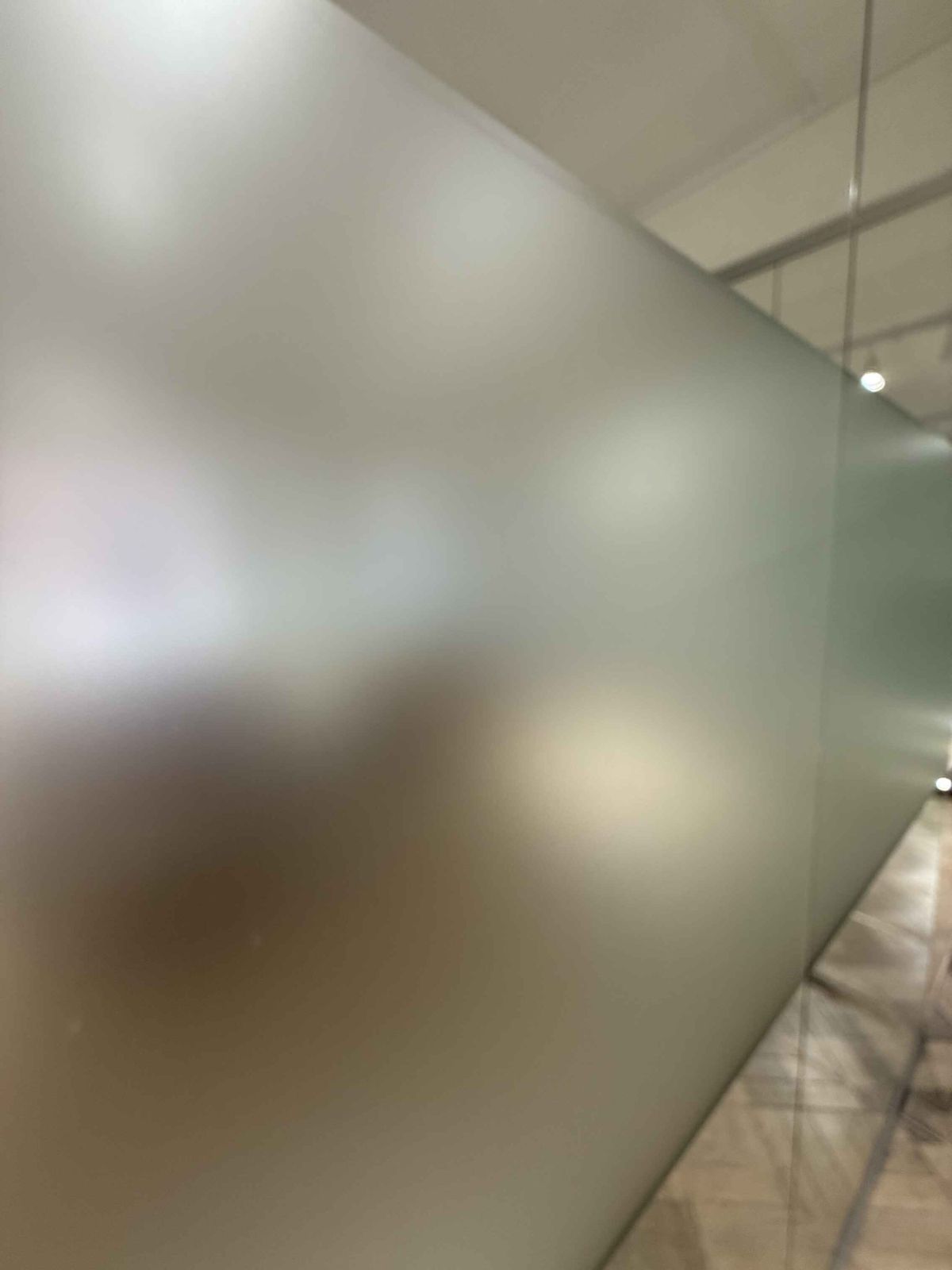 Цельностеклянные перегородки с плёнкой