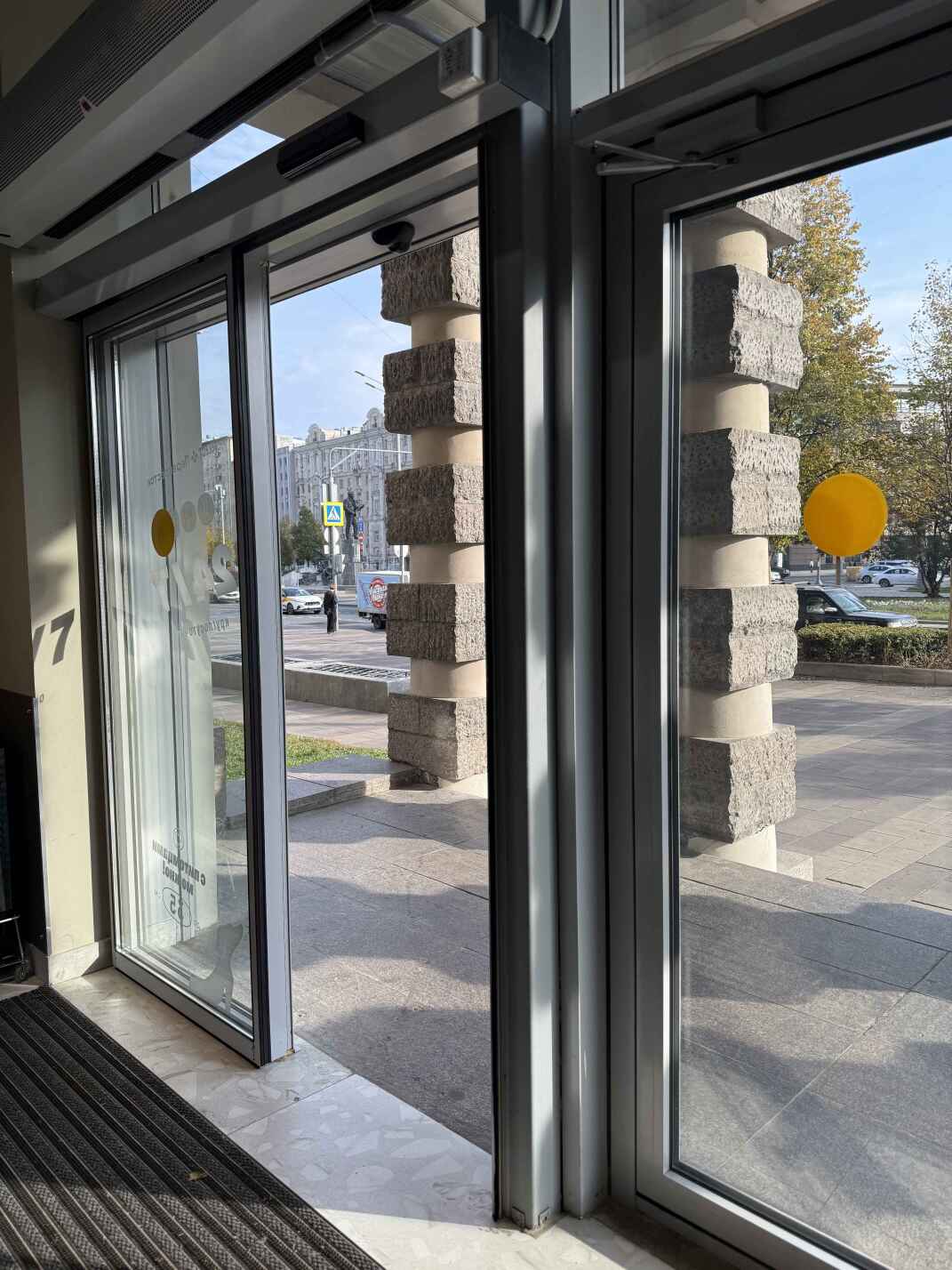 Автоматические двери для магазина