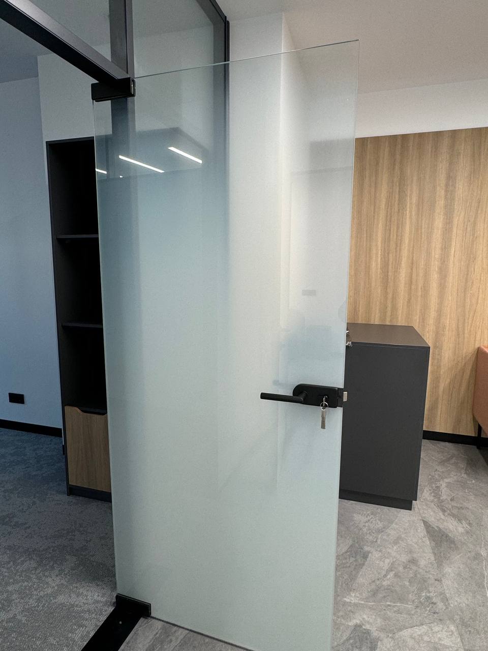 Цельностеклянные двери