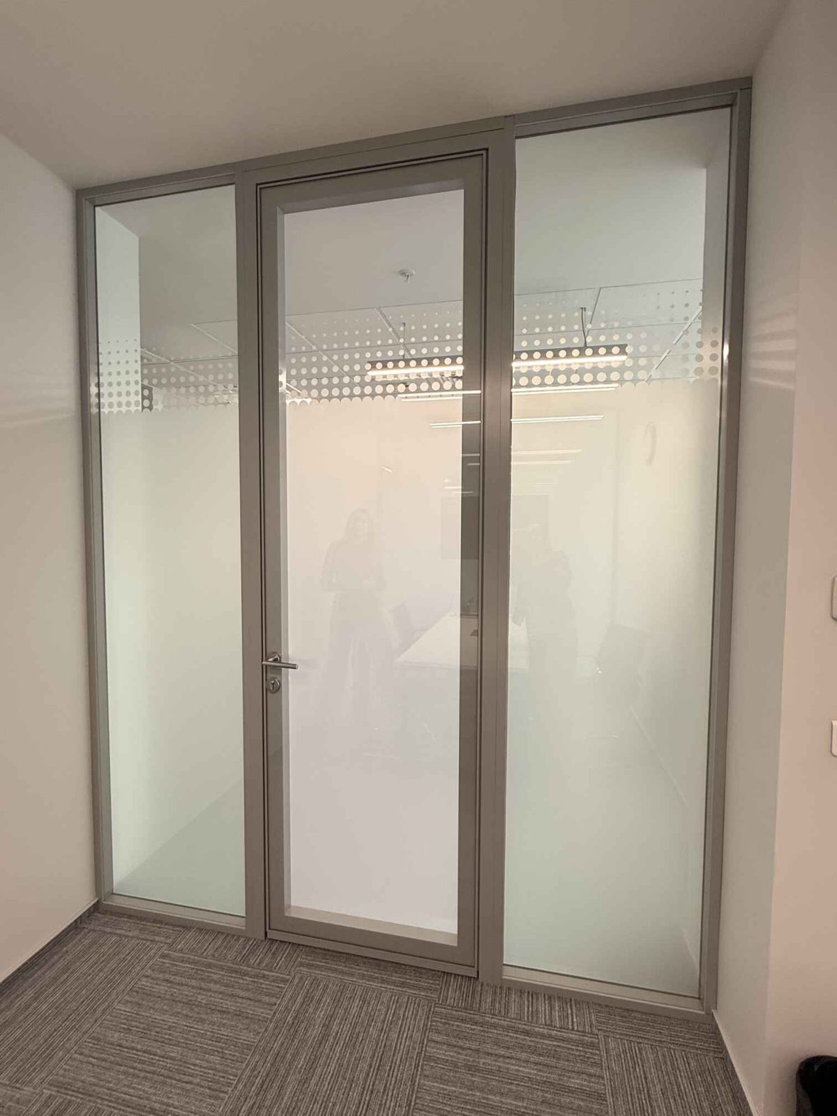 Каркасные двери из стекла с двойным остеклением