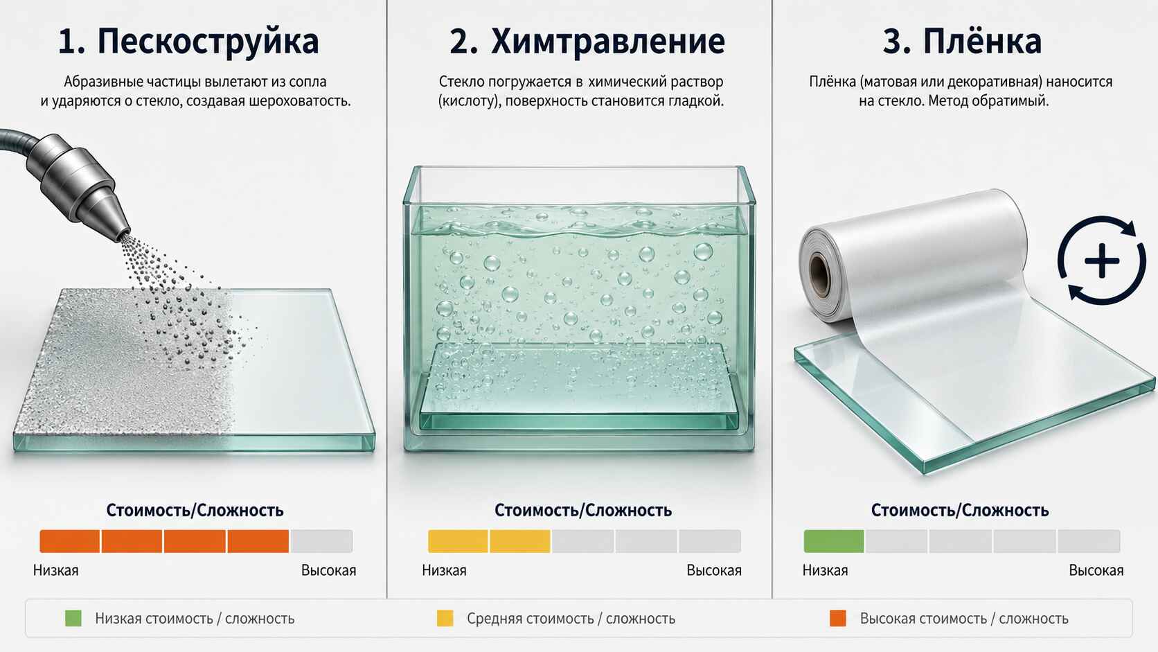 Технологии создания матового эффекта