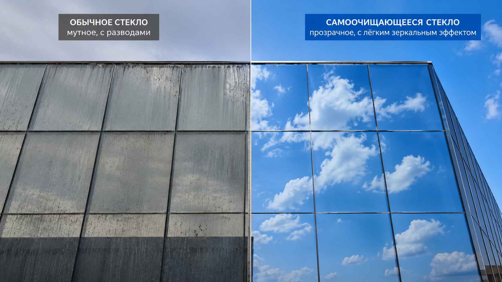 Самоочищающееся стекло — решение проблемы