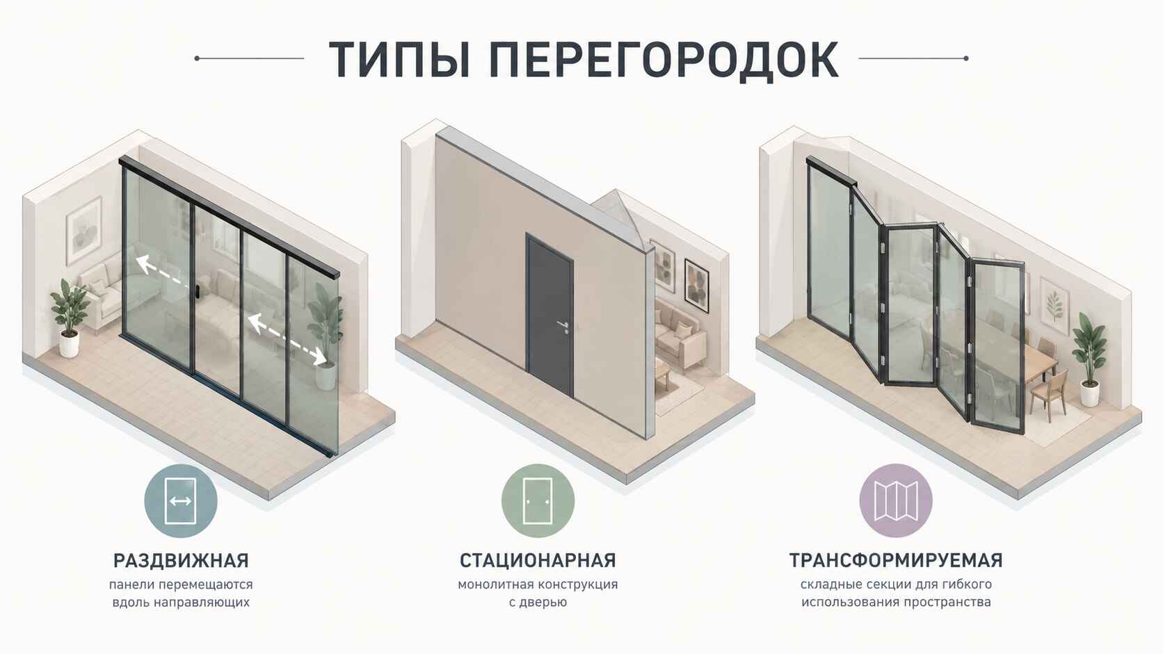 Типы перегородок