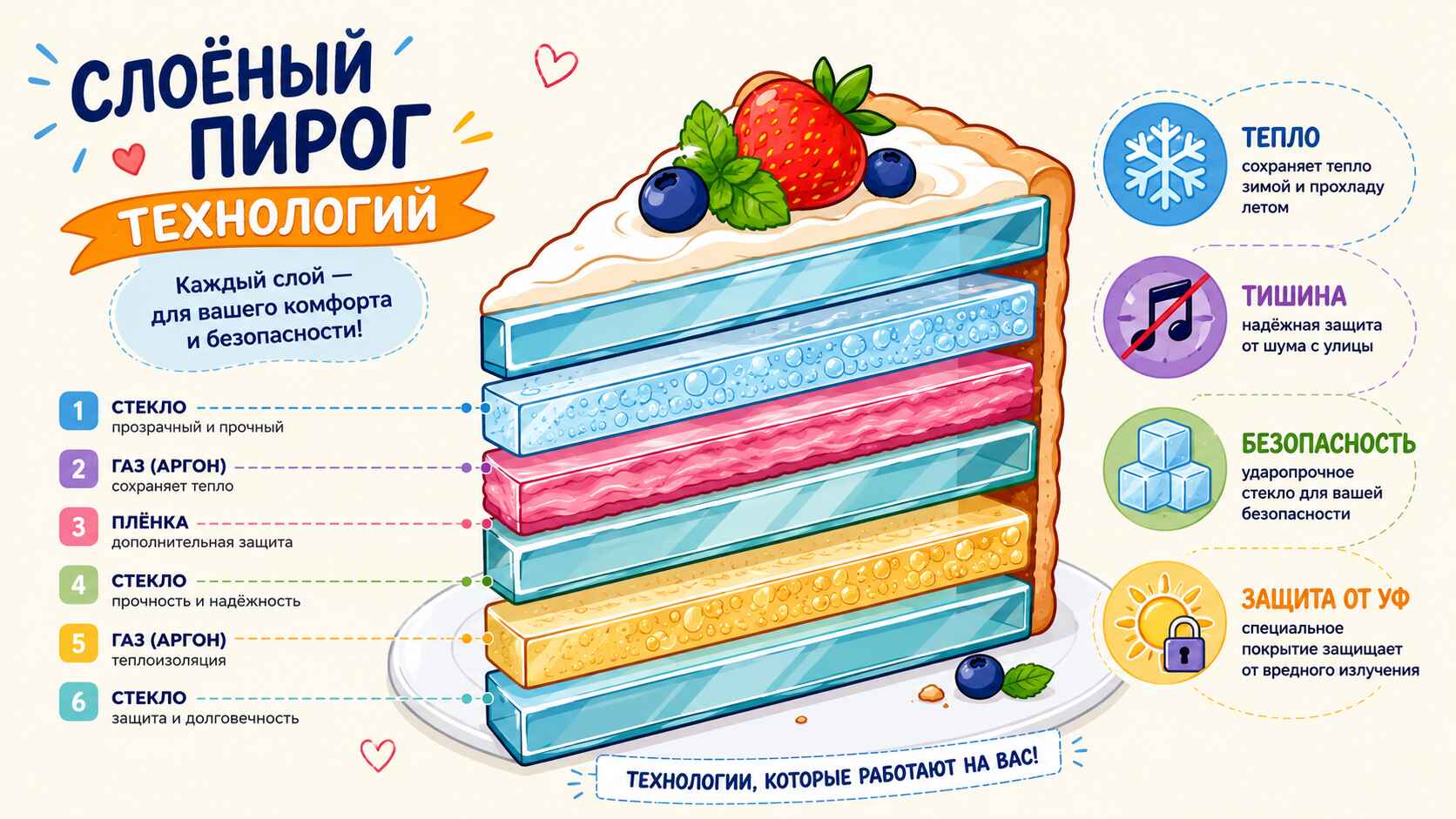слоёный пирог технологий