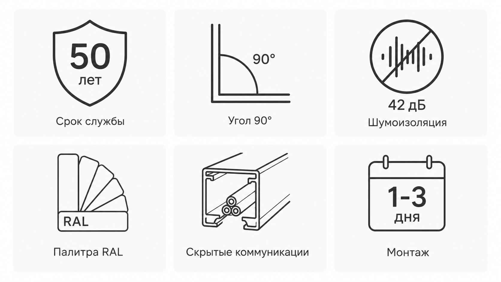Преимущества офисных перегородок из алюминиевого профиля