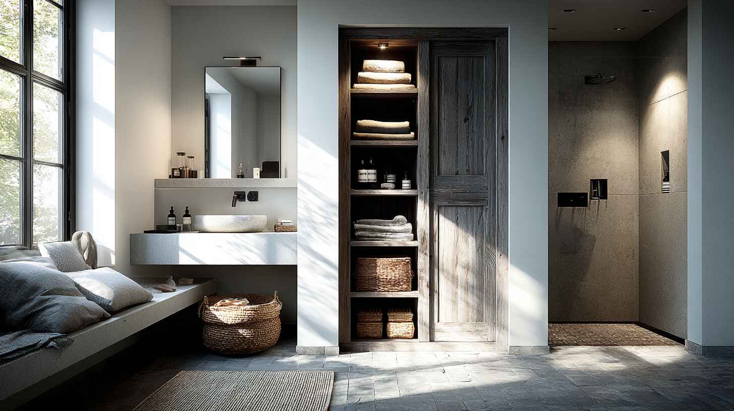 ПЛАНИРОВКА ВАННОЙ С ДУШЕВОЙ ЗОНОЙ