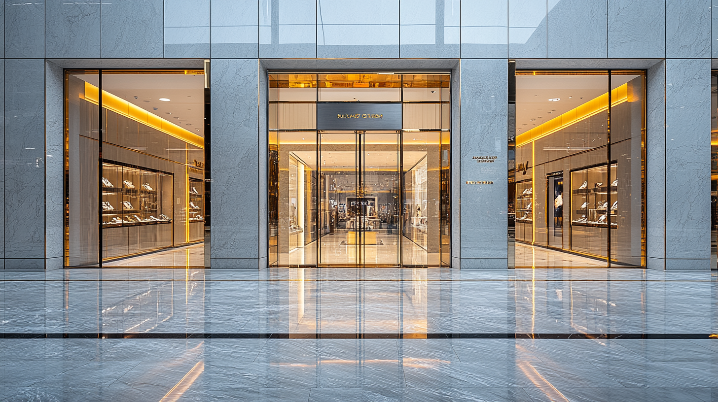 Входная группа ювелирного магазина