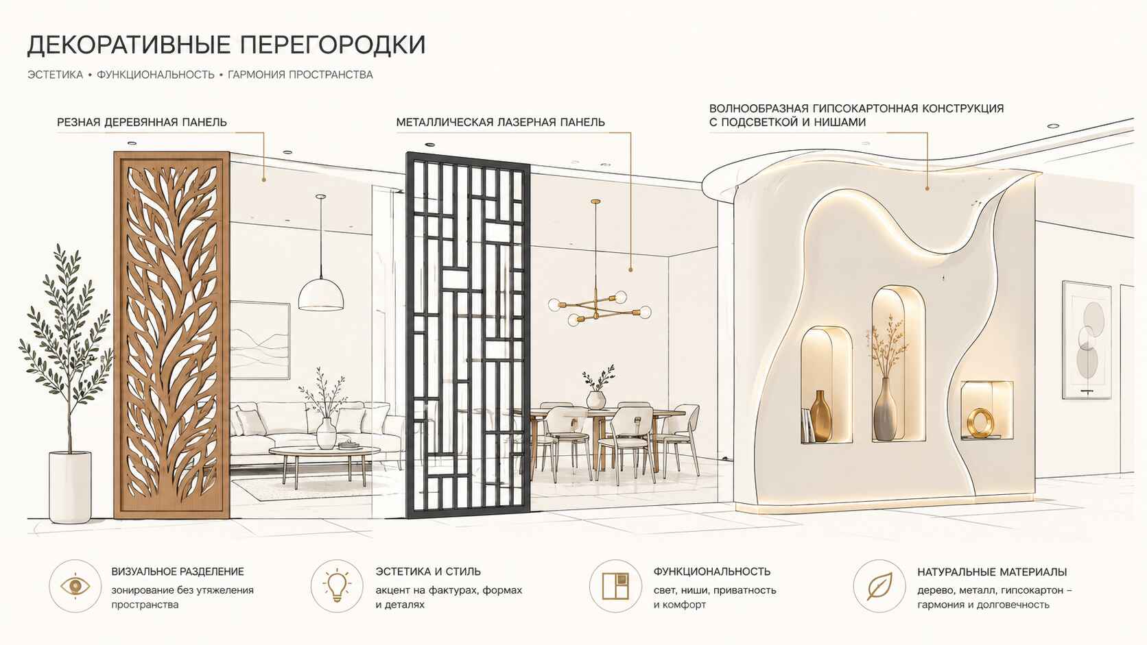 Декоративные перегородки