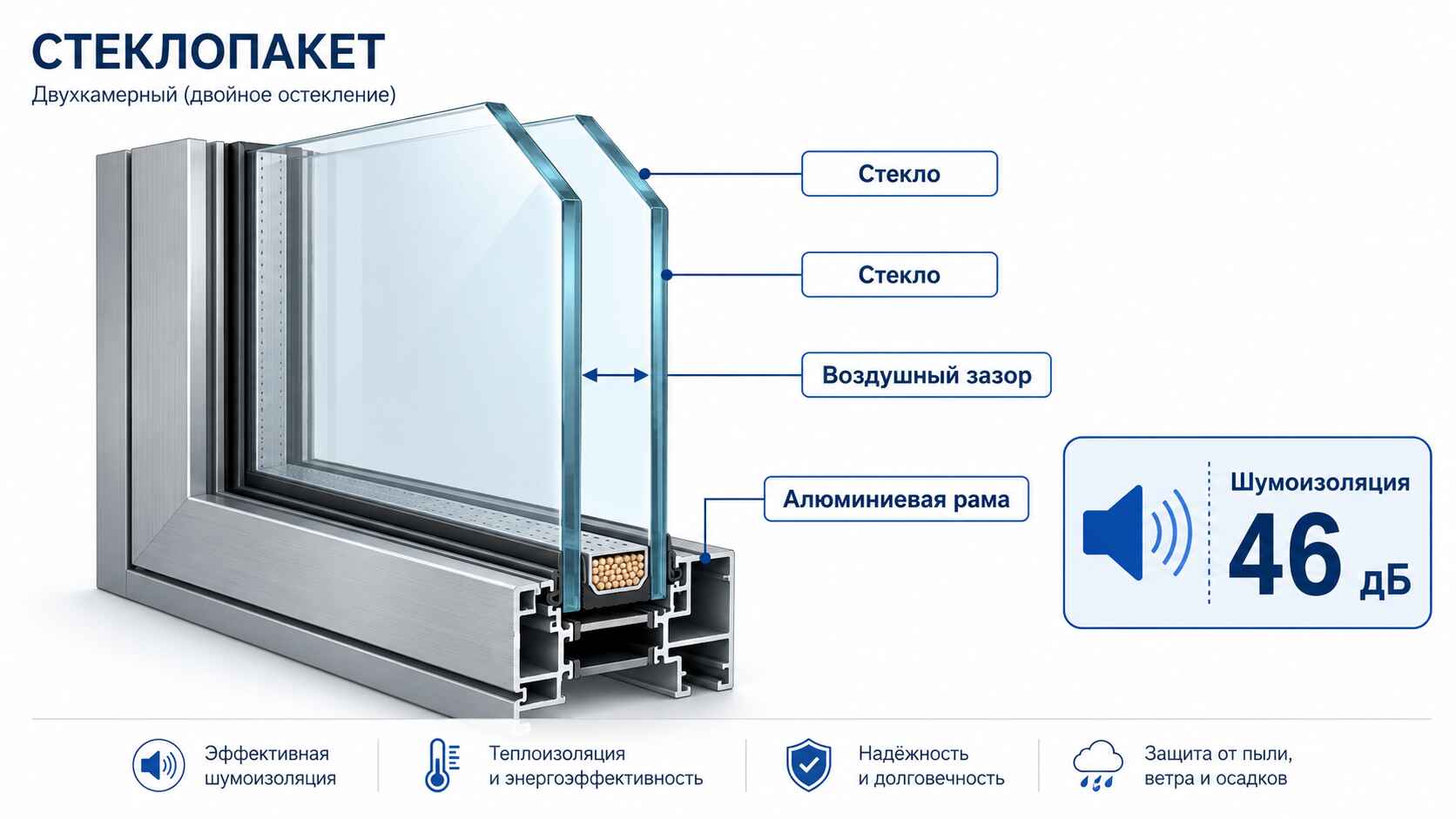 С двойным остеклением