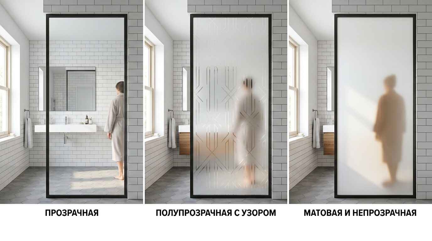 Три степени светопропускания