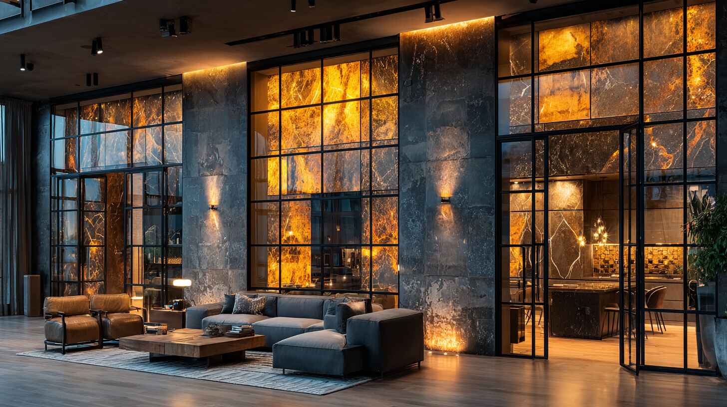 Лофт перегородки стационарные